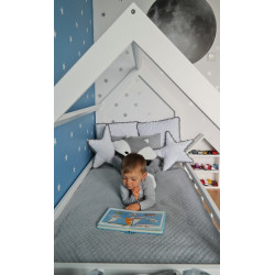 Kinderbett Hausbett Spielbett Abenteuerbett Einzelbett + Absturzsicherung 160x80